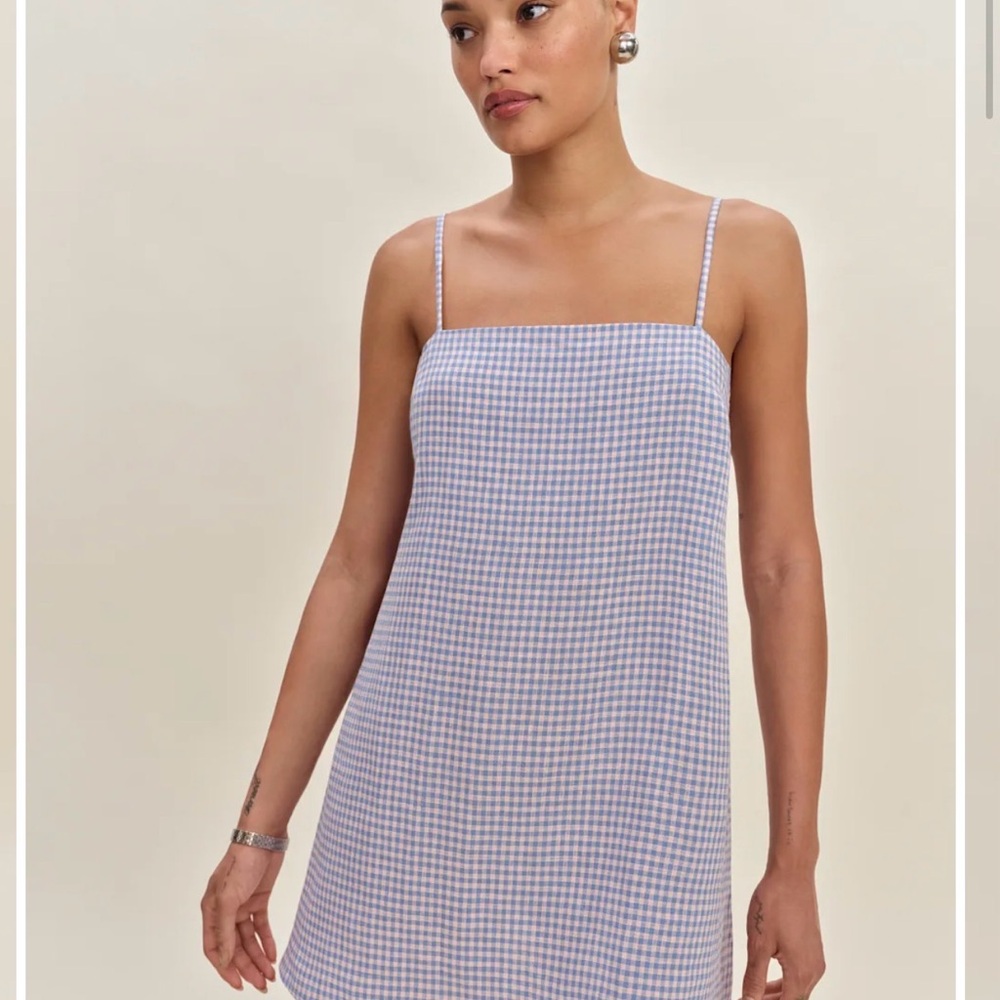 Reformation Aubree Linen Dress